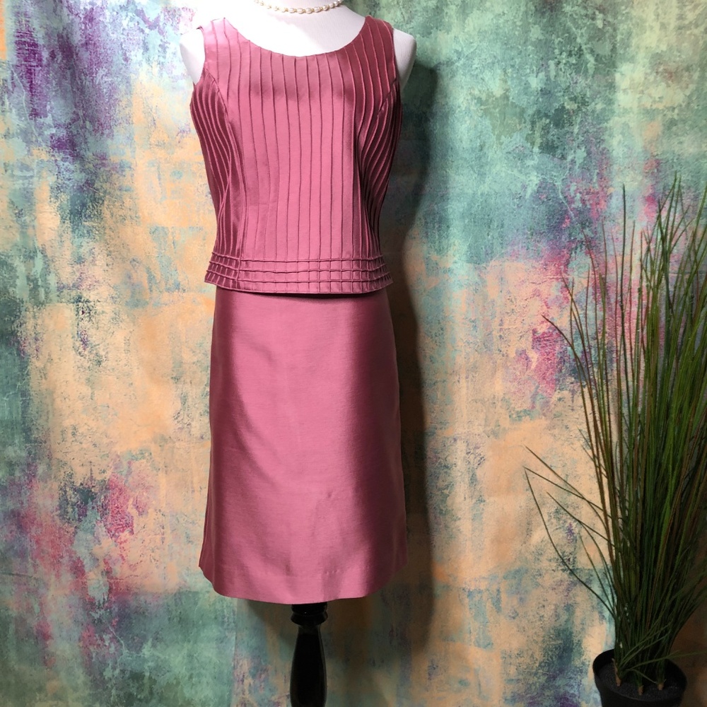 Albert Nipon Mauve Skirt Set - image 1
